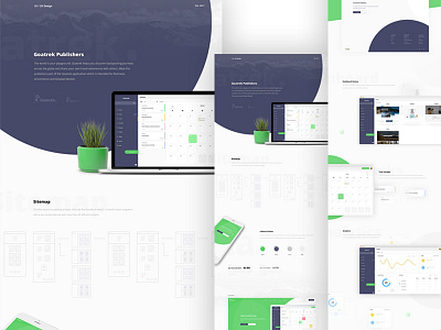 GoatrekBehance showcase analytics dashboard design ui userinterfacedesign userinterfaces webdesign