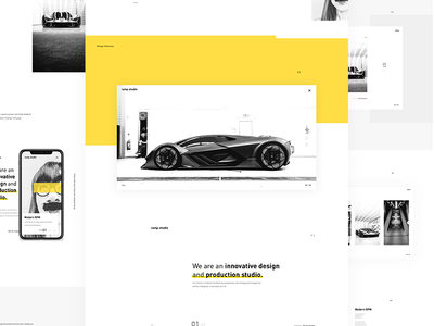 Ramp Studio Behance car cars design graphicdesign lamborghini ui userinterfaces ux web webdesign
