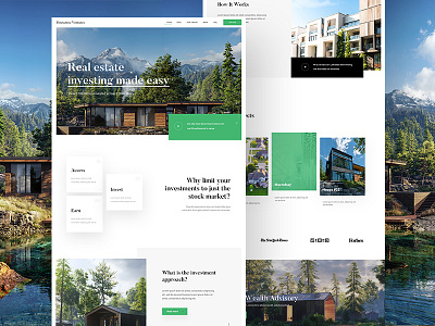 Katipult Client design #2 clients design graphicdesign nature realestate ui userinterfacedesign userinterfaces web webdesign webdesigner