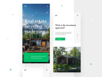 Katipult Client design #2 Mobile crowdfunding landingpagedesign mobile mobiledesign realestate ui userinterface userinterfacedesign ux web webdesign webdesigner