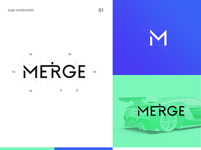 Typography logo - Merge IOS App