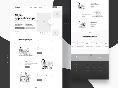High fidelity wireframes + Sketches - GenM