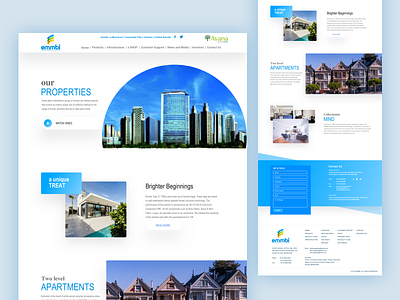Real Estate Website design flat booking logo rental sketch ui ux designer website builder
