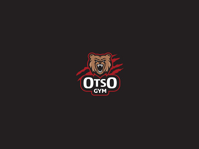 Otso GYM bear logo branding etikeciu dizianas graphic design graphic designer logo logo design logotipo dizainas logotipu dizainas martial arts pakuociu dizainas pakuotes dizainas