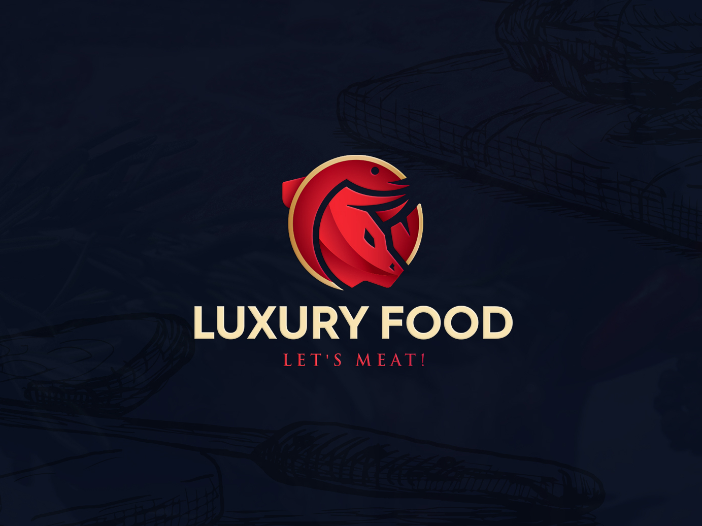 luxury food logos