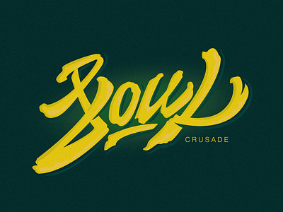 soul crusade custom design drawn hand lettering type