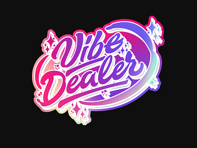 Vibe Dealer custom design drawn hand lettering type