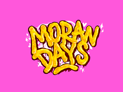 moran days calligraphy design handlettering lettering logo type