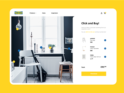 Ikea Click and Buy - Daily UI 002  Credit Card Check