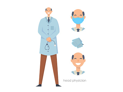 Medical character - Head physician