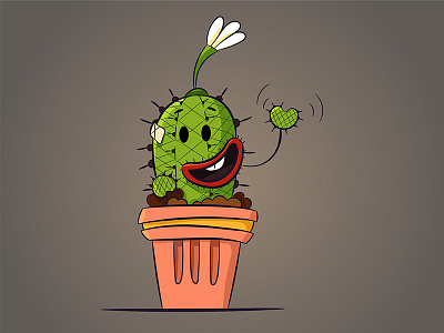 Cactus Character cactus cartoon cartoon character character future set
