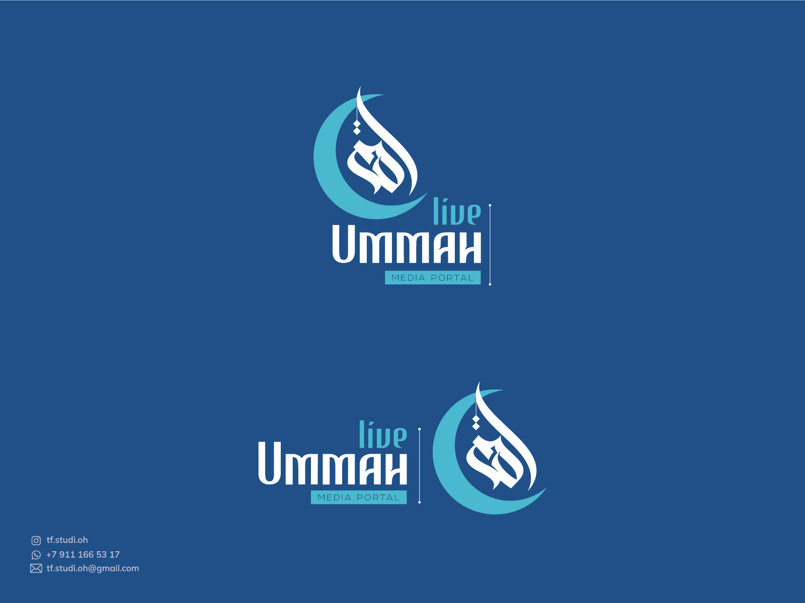 UMMAH live Arabic Calligraphy logo by Tanya Fedorova on Dribbble