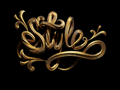 Style 3d 3d art lettering lettermark letters typogaphy word