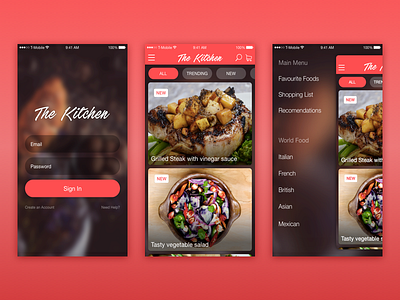 Food Delivery iOS App