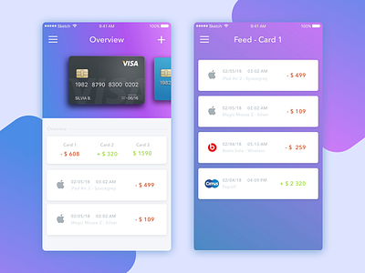 Fintech project of Mobile Banking iOS App banking fintech ios mobile ui ux