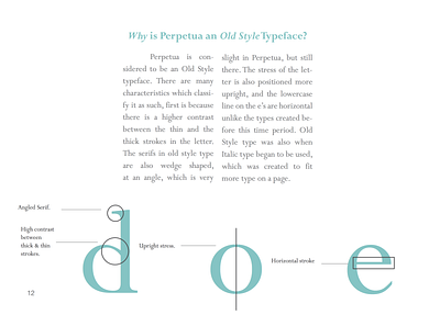 Perpetua Type Specimen illustration type typeface typography