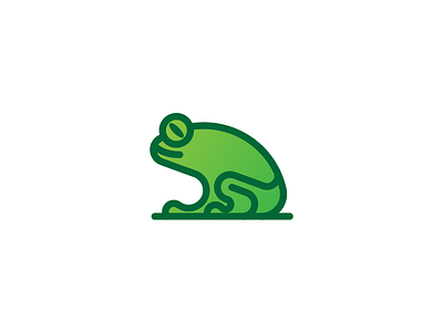 Frog brand branding frog icon iconic identity logo mark symbol type