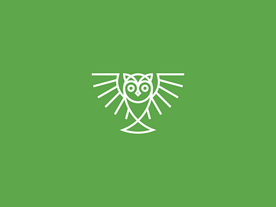 Owl Mark bird brand branding icon iconic identity logo mark owl type typography