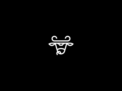 Bull mark animal brand branding bull icon iconic logo mark minimal symbol