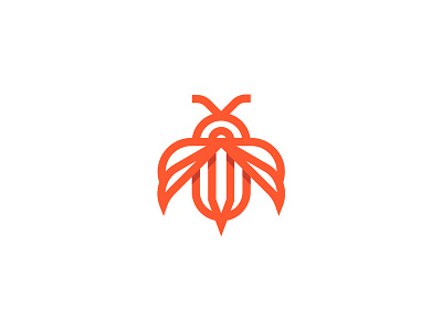 Bee branding design icon illustration logo 设计