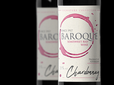 Baroque Wine packaging baroque etiquette pack wine