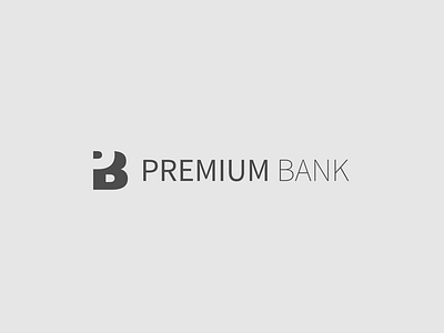 Premium Bank Logo concept