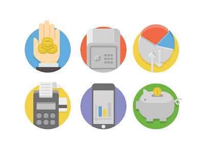 Finance Flat Icons