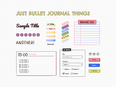 Bullet Journal Styles