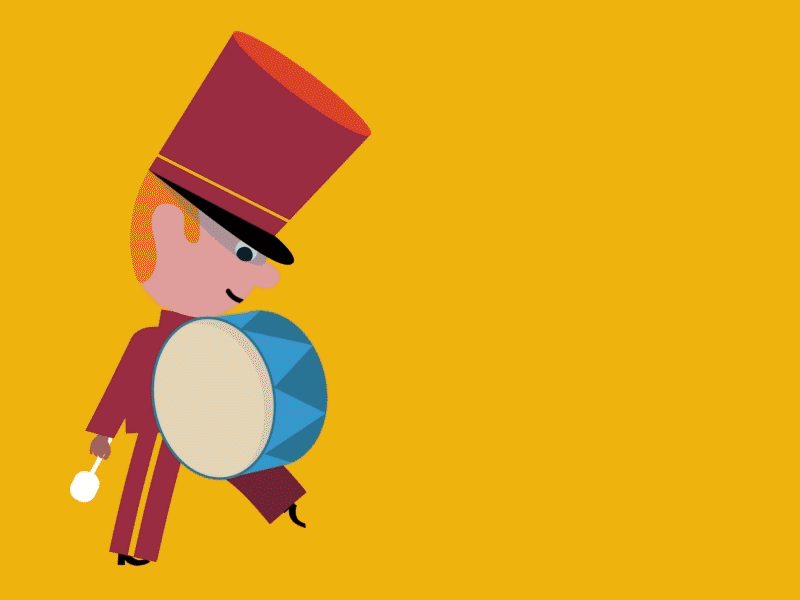 Marching Band 2d animation drums duik flute marching band