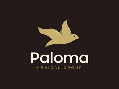 Paloma | Logomark brand brand identity clean dove icon logo logomark mark medical simple symbol typography vector