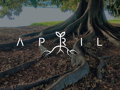 April | Wordmark april brand brand identity customtype icon illustration leafs logo logomark logotype mark nature roots symbol tree typography vector wordmark