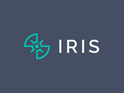 IRIS | Logomark design thinking hmi icon interface lineart logo machine mark minimal operations symbol