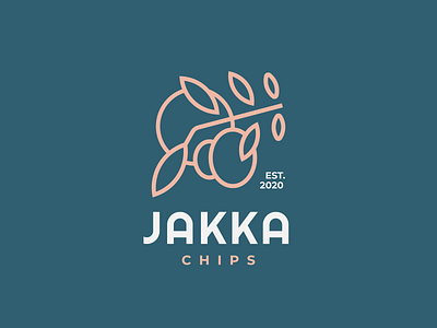 Jakka Chips | Logomark brand identity branding brandmark chips clean food icon illustrative lineart logo logo design minimal simple snack symbol