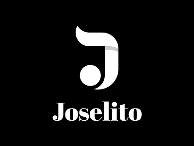 Joselito | Lettermark bold brand identity custom type entertainment icon j journalism lettermark logo media monochromatic music original overlapping press symbol typography vector