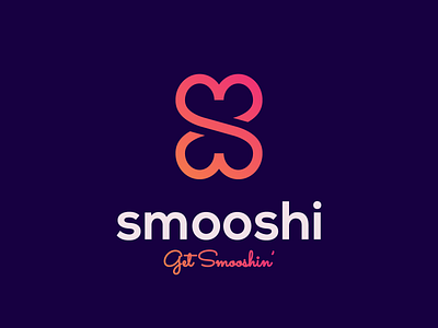 Smooshi | Logomark app brand brand identity dating app gradient icon lineart logo logomark mark symbol tech typography vector