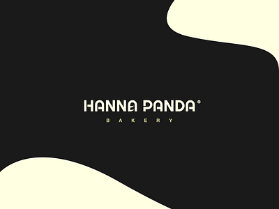 Hanna Panda | Wordmark bakery bread creative logo design logotype minimal modern negative space pastry wordmark