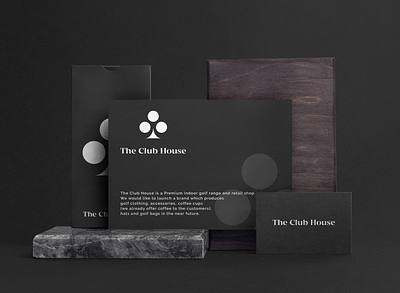 The Club House | Golf Range brand brand identity clover club club house creative flat golf icon identity lineart logo logomark mark monogram range smart symbol typography vector