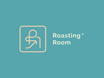 Roasting Room | Identity brand identity coffee roastery creative lineart logo design minimal monogram roasting room rr