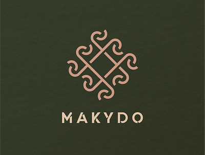 Makydo | Logomark abstract brand brand identity icon leather lineart logo logomark mark monogram monoline symbol typography vector wallets watches