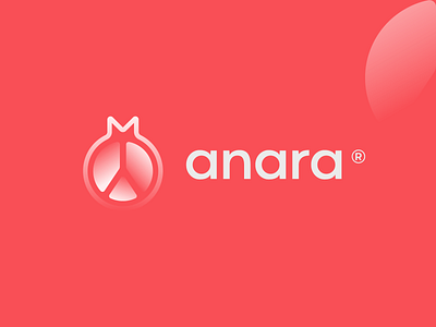 Anara | Logomark brand brand identity developers fruit futuristic icon logo logomark mark modern pomegranate software symbol typography vector