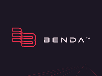 Benda - Brand Identity brand brand identity branding car detailing icon leather lineart logo logomark mark minimalism sport cars stationery symbol tunning typography vector