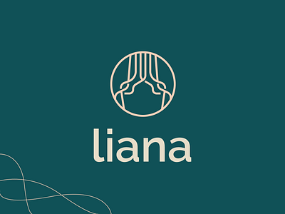 Liana | Logomark brand brand identity consulting environment icon lineart logo mark marketing roots symbol trees typography vector