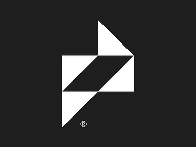 P | Lettermark banking area brand brand identity design geometric icon investment lettermark logo mark minimal monochromatic p symbol typography