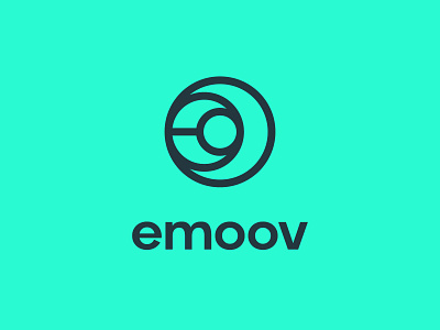 Emoov abstract brand brand identity branding electric escooter friendly icon innovation innovative logo mark minimal motion sustainable symbol