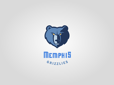 Memphis Grizzlies Logo design icon illustration logo mascot memphis grizzlies nba team
