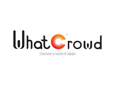 WhatCrowd brainstorm brand brand identity brand logo branding design graphics icon logo logo design symbol