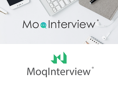 Moqinterview Concept 2 & 3 brainstorm brand brand identity branding business logos graphic design graphics icon logo logo design mockinterview symbol