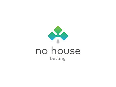 nohouse Logo betting blockchain brainstorm crypto currency design etherium icon logo symbol