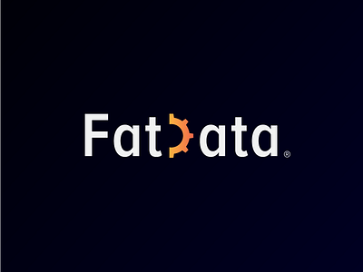 FatData logotype brainstorm brand brand identity data digital marketing icon logotype symbol