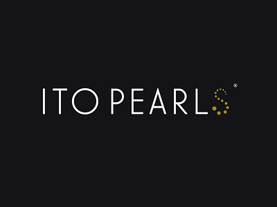 ITO PEARLS brainstorm clean creative design ecommerce elegant graphics icon logo logotype pearls symbol